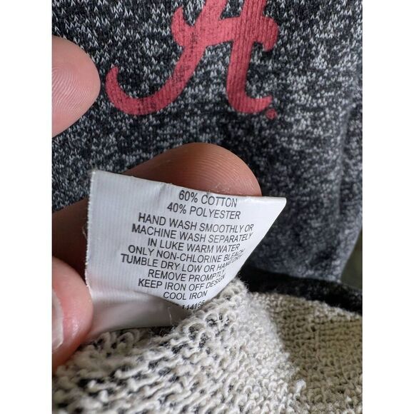 Colosseum Alabama Men's Grey and Cream Hoodie Size Medium - Picture 4 of 6